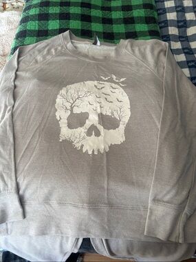 Jaclyn Intimates XL Light Gray Crewneck Tee
